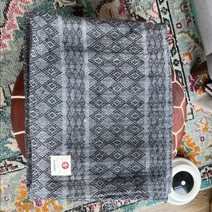 Manduka Black and Gray Yoga blanket